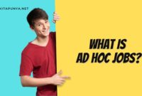 what is ad hoc job