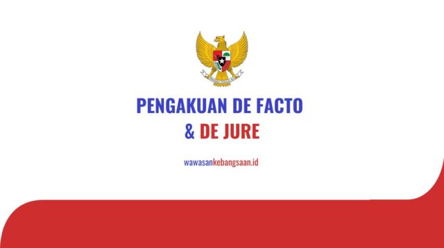 pengakuan de facto dan de jure