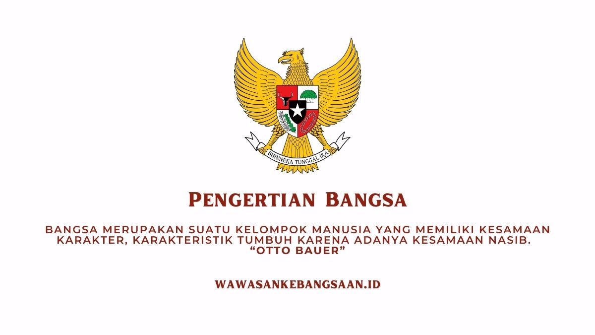 pengertian bangsa