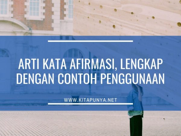 arti kata afirmasi lengkap