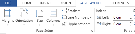 cara mengatur halaman di word