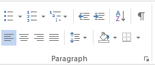 cara mengatur paragraf di word