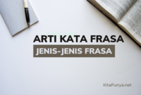 Arti kata frasa dan jenis-jenis frasa