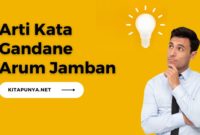 gandane arum jamban tegese
