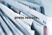 press release